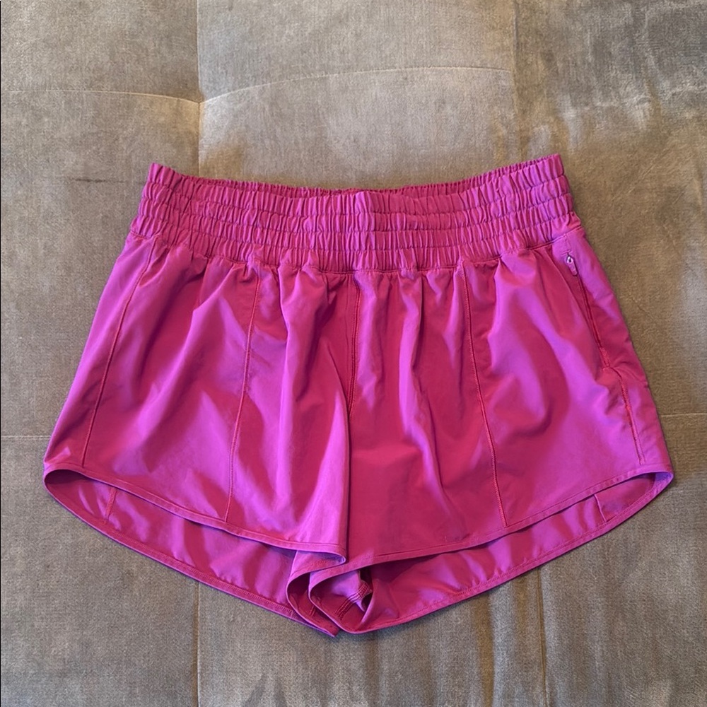 CRZ YOGA Pink Athletic Shorts Lightweight Moisture-Wicking